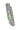 Damascus Steel Frame Pocket Knife with Abalone Inlay, reverse side