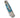 Tesoro Damasteel Button Lock 3½" — Kingman Turquoise #3 — Closed