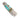 Tesoro Damasteel Button Lock 3½" — Kingman Turquoise #1 — Closed View