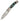 El Rey Damasteel Button Lock – Kingman Turquoise, Obsidian & Bronze — open, blade down