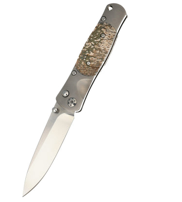 Tesoro Button Lock 3½" — Dinosaur Bone — Down