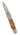 Tesoro Damasteel Button Lock 3½" — Caramel Mammoth Tusk — Open