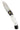 El Rey Damasteel Button Lock — Mother-of-Pearl / Black Cerakote, Gold PVD Hardware — Open