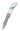 3" Lockback 110-Layer Stainless Damascus – Kingman Turquoise with Mother of Pearl — open, blade down
