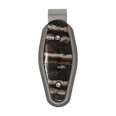 Titanium Money Clip, front