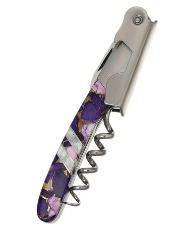 Waiter's Knife — Purple Dahlia — Closed