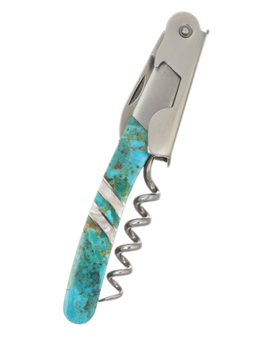 Waiter's Knife — Kingman Turquoise #1 — Closed