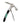 Stainless Steel Wine Opener – Malachite with Jet — open