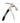 Waiter's Knife — Jet, Kingman Turquoise #3 — Open