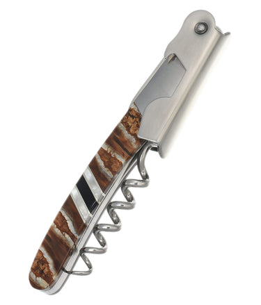 Waiter's Knife — Natural Mammoth Tooth — Closed