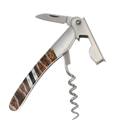 Waiter's Knife — Natural Mammoth Tooth — Open