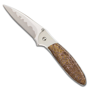 Kershaw Leek Fossilized Woolly Mammoth Bone Collection, open