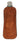 American Buffalo Hide Knife Pouch with Pocket Clip — brown, front