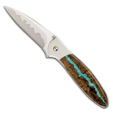 Kershaw Leek Vein Turquoise Collection, open