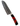 Hammered Damascus Jewelry Collection Santoku 7" Knife, Coral and Jet handle