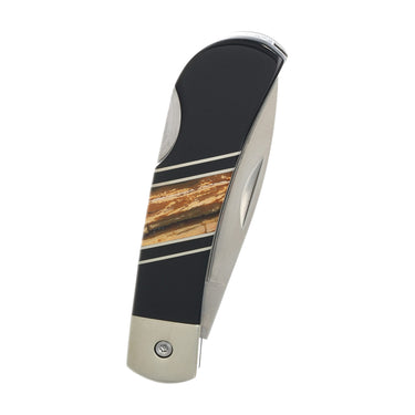 Woolly Mammoth Tusk Jewelry Collection Steel 3" Lockback Knife, closed