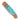 El Rey – Titanium Button Lock Damasteel with Kingman Blue/Green Turquoise — DGE02-#1TQ-CERA-COPPER CLOSED