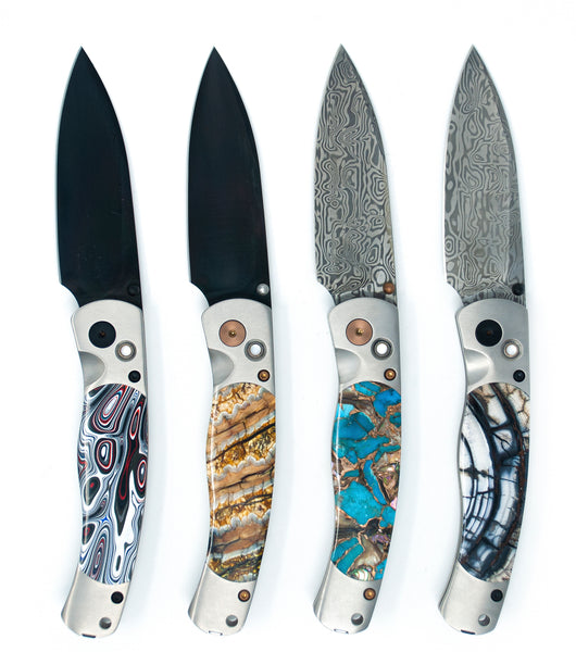 Button Lock Collection - VG-10 - Damasteel