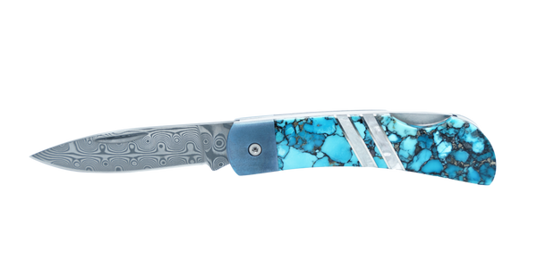 Titanium 3" Lock Back Gemstone Collection