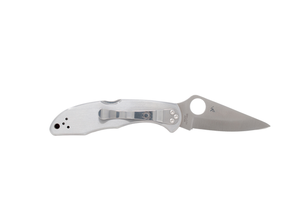 Spyderco Delica Plain Blade- Red Coral and Mother of Pearl