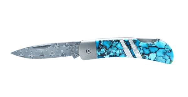 Titanium 3" Lock Back Gemstone Collection