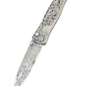 Tesoro Damasteel Button Lock 3½" — Doc's Engraving — Down