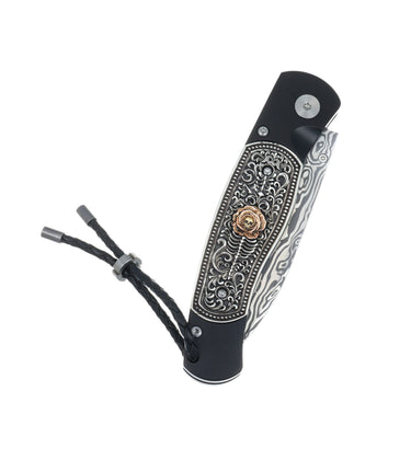 El Rey Button Lock, Rosa de Oro, closed
