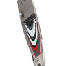 Fordite - Damascus 4" Linerlock, closed