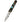 Tesoro Damasteel Button Lock – Turquoise, Obsidian & Bronze with Black Cerakote & Gold PVD Hardware — open, blade down