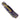 Tesoro Damasteel Button Lock 3½" — Purple Dahlia / Anodized Frame, Gold PVD Hardware — Back