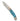 El Rey Damasteel Button Lock Collection W/Pocket Clip, Bonita Blue Turquoise, open, blade up