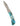 Titanium 3" Lock Back Gemstone Collection, Blue Kingmen Turquoise, open