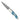 Damascus Collection Gemstone Exotics 4" Liner Lock Knife with Clip, Blue Kingman Turquoise with Obsidian and Bronze handle