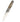Tesoro Button Lock 3½" — Dinosaur Bone — Down