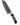 7" Santoku Hammer Damascus (VG-10 Core) – Azurite & Bronze with Jet — studio view
