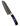 7" Santoku Hammer Damascus (VG-10 Core) – Lapis Lazuli with Jet — studio view