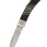 3" Damascus Lockback — Jet, Apache Gold — Down