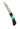 Titanium Damascus 3" Lock Back Jewelry Collection, Blue Kingman Turquoise, open