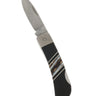 Titanium 3" Damascus Lock Back Mammoth Tooth Jewelery Collection, open