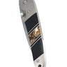Woolly Mammoth Tusk Jewelry Collection Damascus Steel 4" Linerlock w/ pocket clip, closed