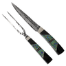 Jewelry Series Carving Set - Azurite and Bronze with Lapis