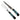Jewelry Series Carving Set, Turquoise with Jet and silver handles