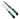 Jewelry Series Carving Set, Turquoise with Jet and silver handles