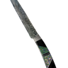 Hammered Damascus Bread Knife with Azurite and Bronze