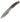 El Rey Damasteel Button Lock – Fossilized Mammoth Tooth — open, blade down