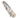 Tesoro Damasteel Button Lock 3½" — White Mammoth Tusk — Closed Back