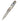 Tesoro Damasteel Button Lock 3½" — White Mammoth Tusk — Open Down