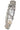 El Rey Damasteel Button Lock Collection W/Pocket Clip, Mammoth Tusk White, closed