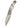 El Rey Damasteel Button Lock – White Mammoth Tusk — open, blade down