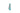 Tesoro Damasteel Button Lock 3½" — Mother-of-Pearl, Turquoise / Turquoise Cerakote — Back